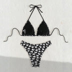 Printed Split Bikini Swimwear