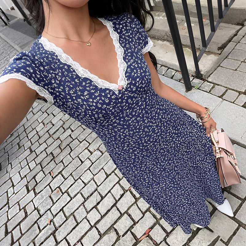 Women's Lace Floral Dress
