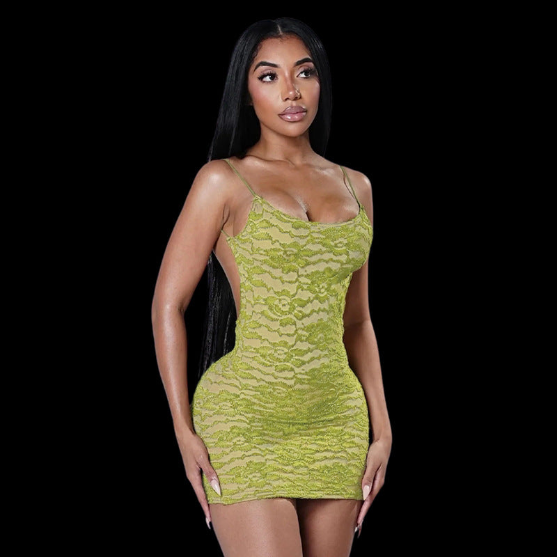 Women's Lace Sling Dress