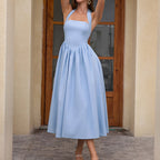 Women's Backless Halter Dress