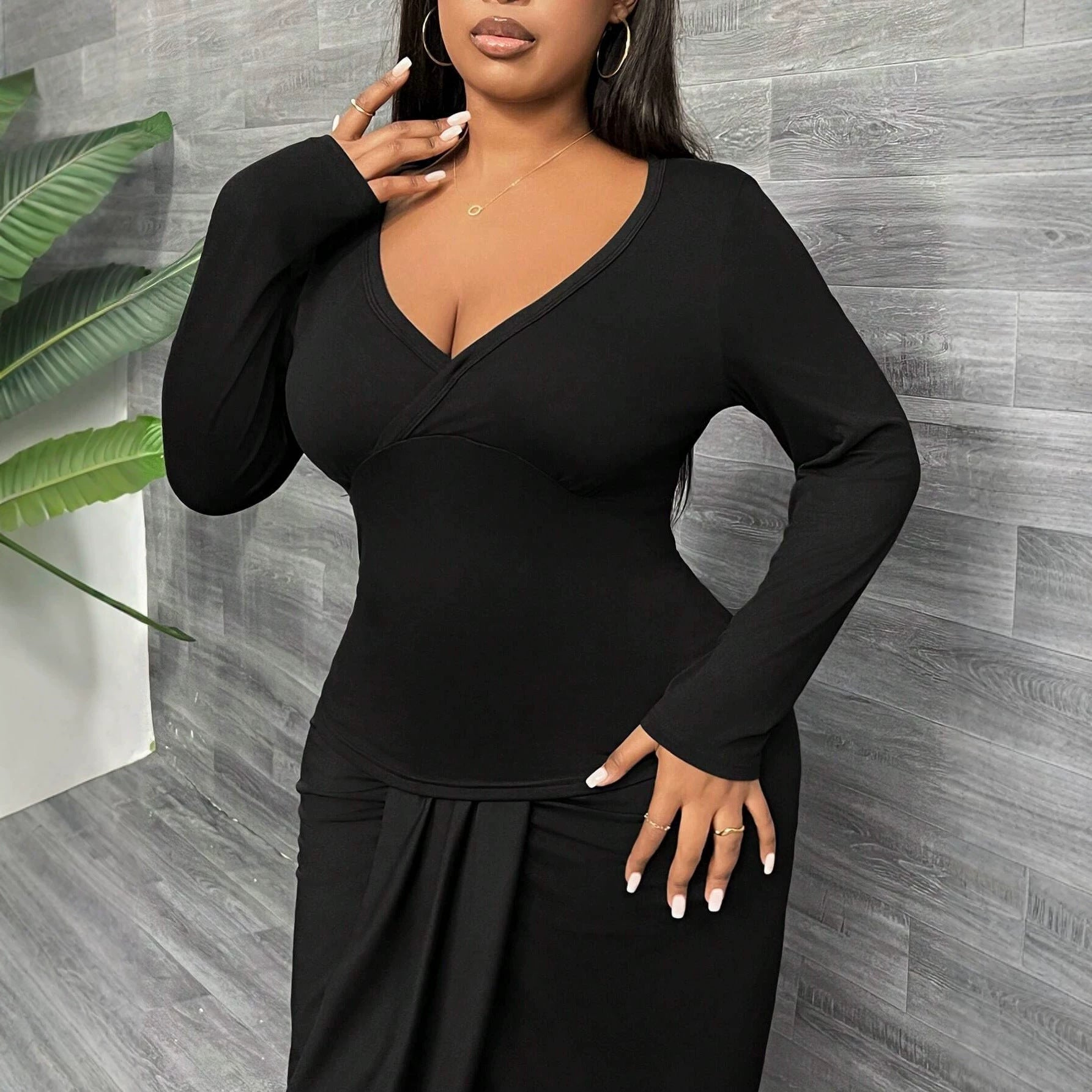 Women's Midi Wrap Dress