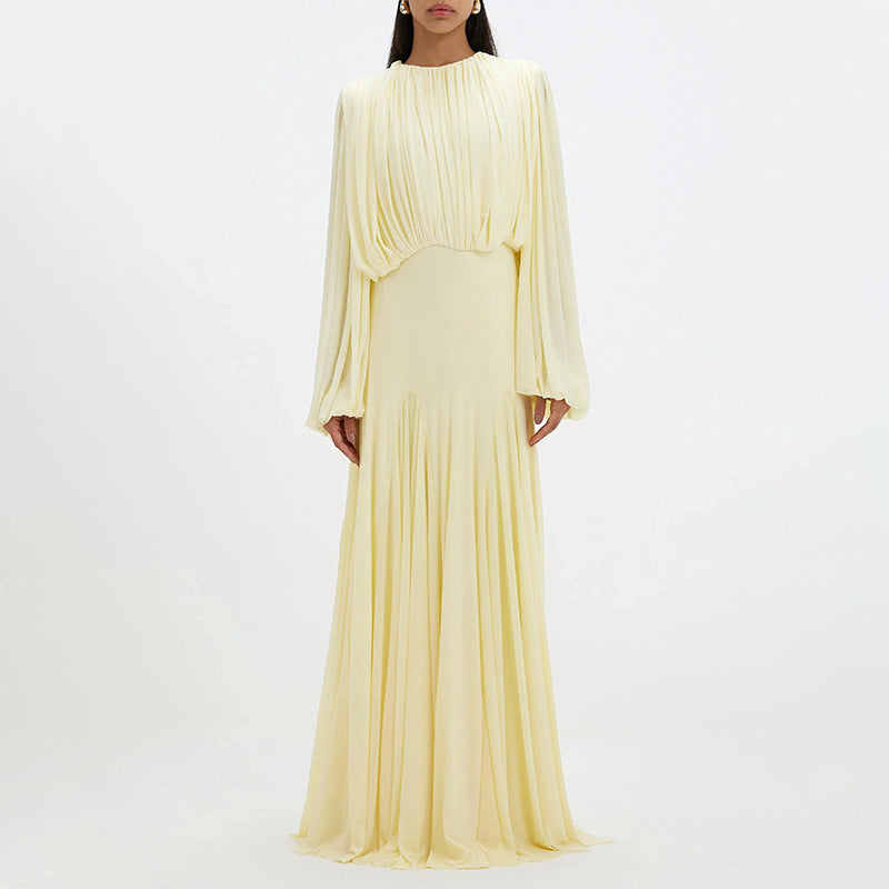 Women's Maxi Pleated Dress