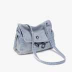 Women's Retro Washed Crossbody Tote Bag