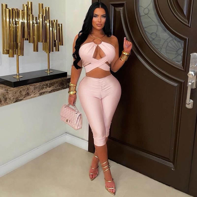 Women Clothing Summer Solid Color Casual SL Off Shoulder