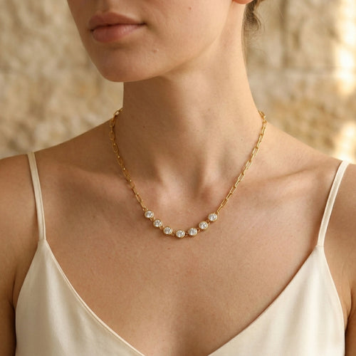 Women's Heart Chain Jewelry Set