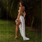 Solid Color One-piece Swimwear