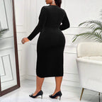 Women's Sheath Velvet Dress