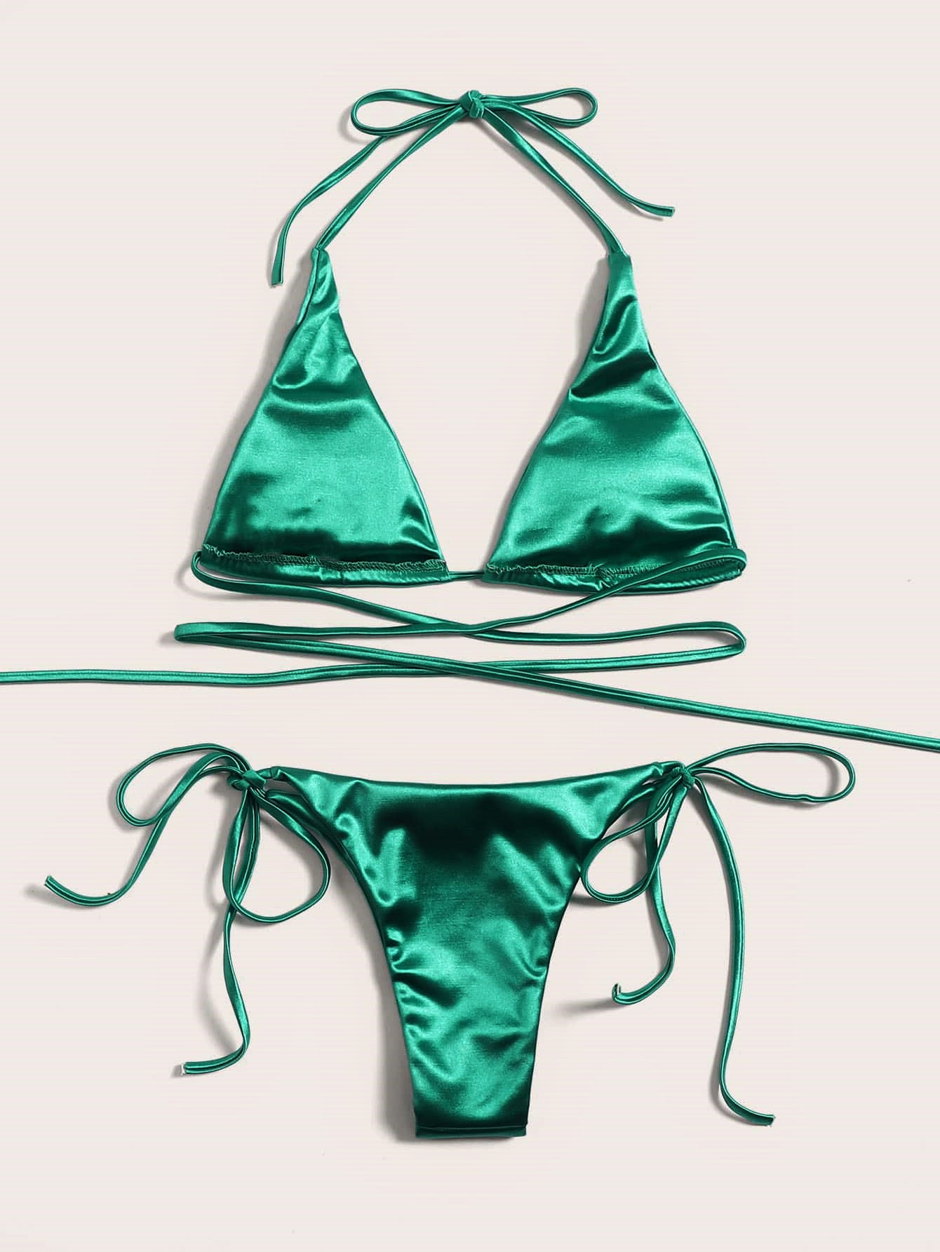 Double Tied Bikini Swimwear