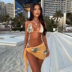 Three Split Bikini Swimwear