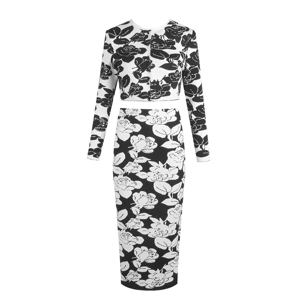 Black and white
