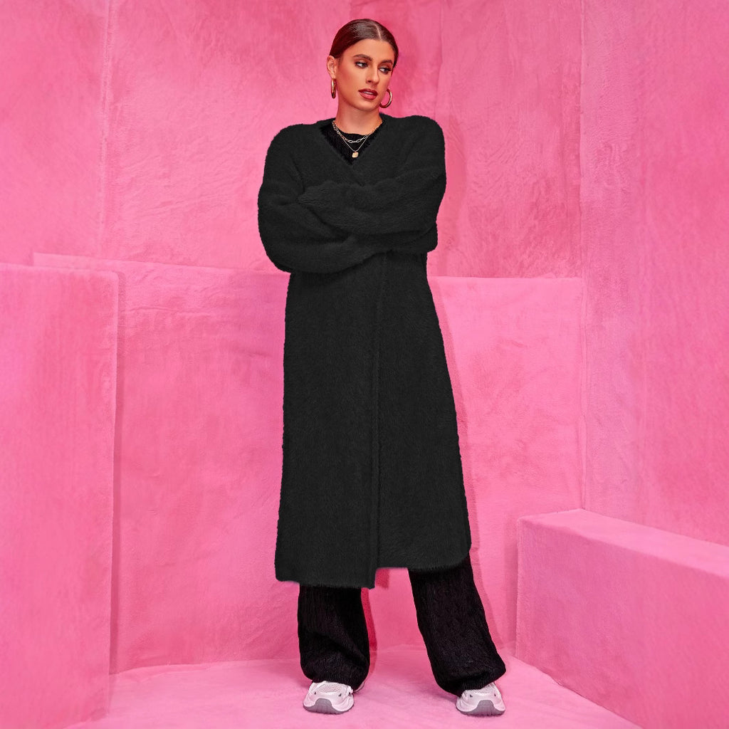 Clothes Autumn Winter Casual Baggy Coat Long Knitwear Sweater