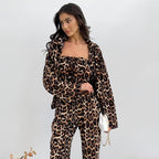 Autumn Leopard Pajamas Lingerie