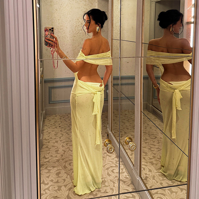 Women's Backless Sheath Dress