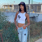 Women's Spring Sexy Applique Vest Top For Women