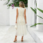 Women's Midi Pleated Dress