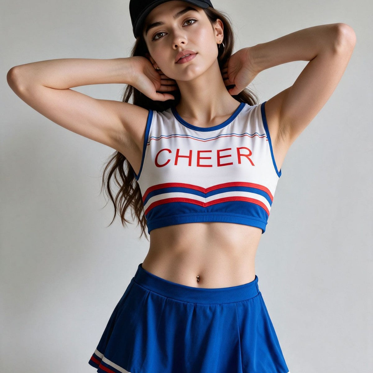 Women's Pleated Skirt & Socks Lingerie Set
