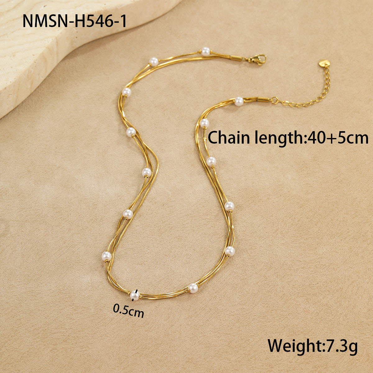 NMSN-H546-1 Pearl Necklace