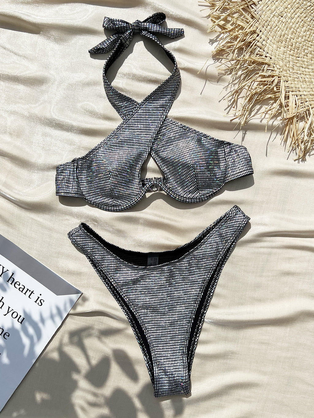 Seperated Bronzing Bikini Swimwear