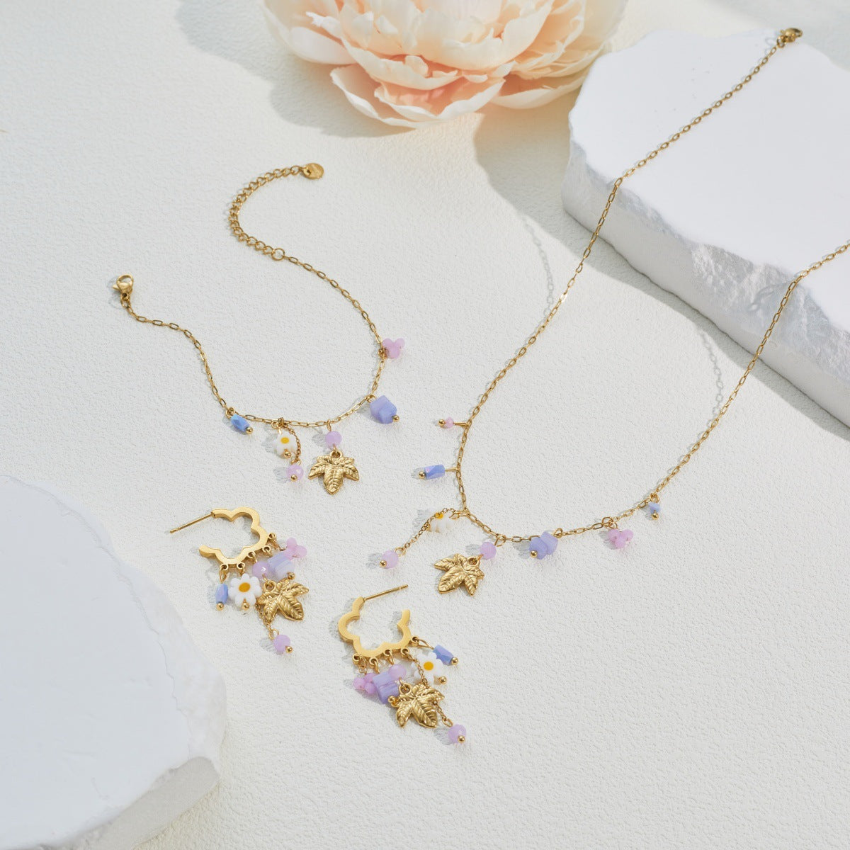 Floral Jewelry Set
