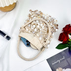 Bohemian Beaded Mesh Bag