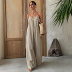 Women's Wide-Leg Casual Vacation Trousers
