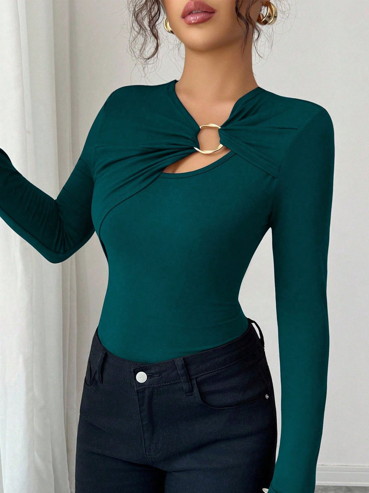Peacock green