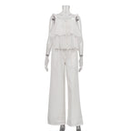 White Gary Cloth