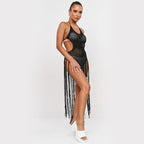 Hand Crocheting One-piece Swimwear