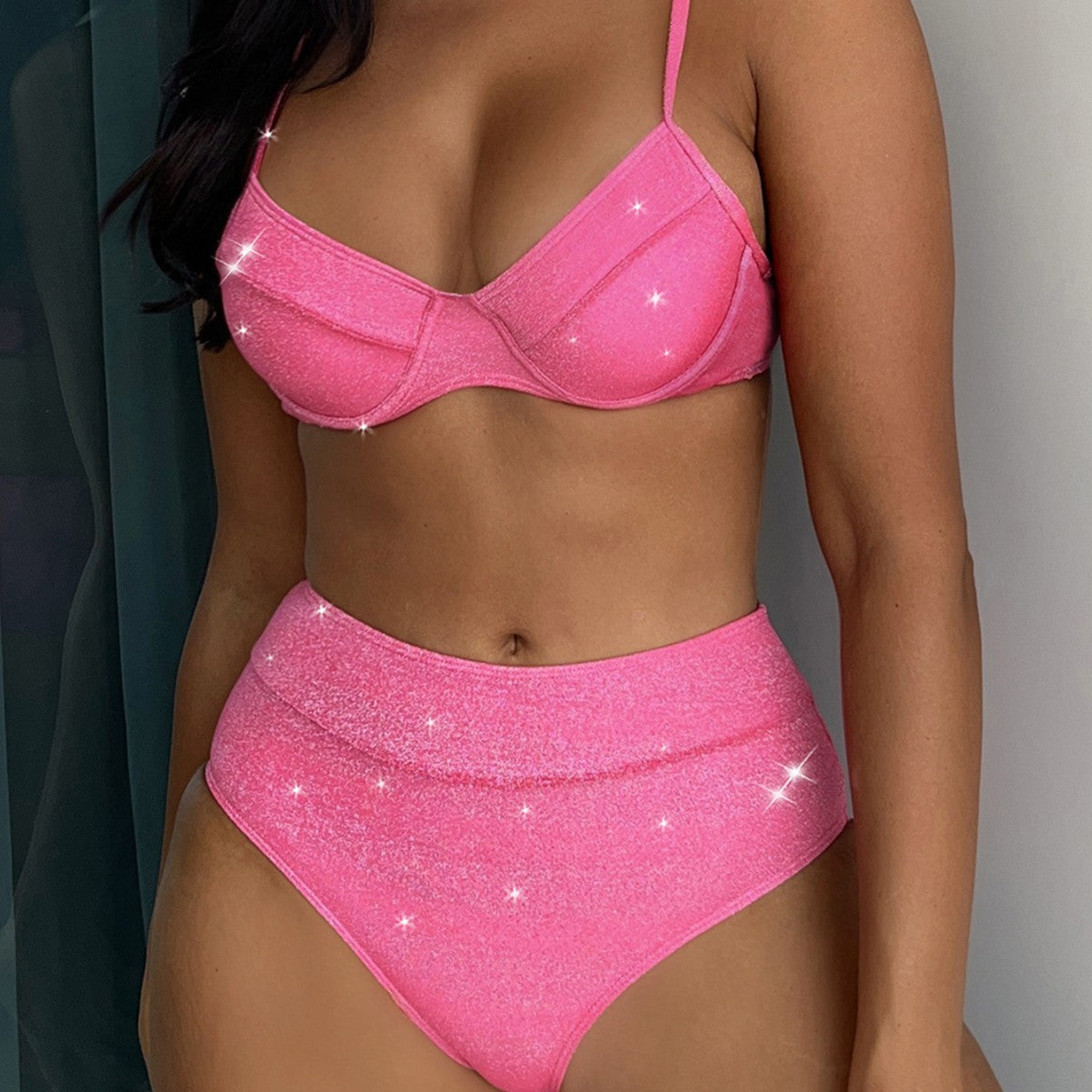 Seperated Gold Bra Lingerie