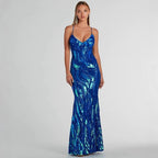 Women Party Sequined Sexy Formal Dress Dress Evening Dress