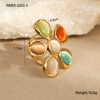 NMSR-G253-3 Flower Ring