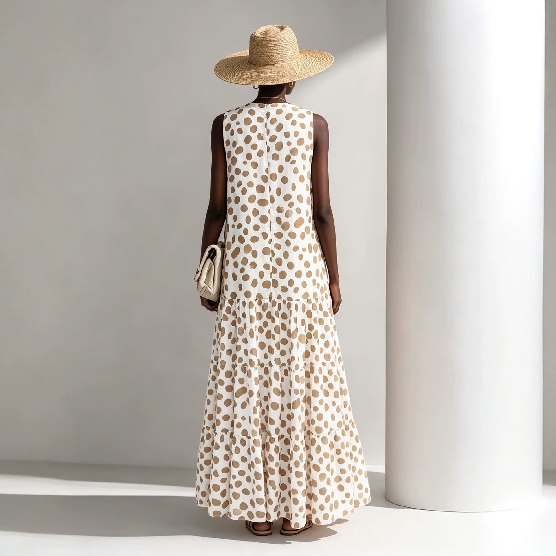 Women's Chiffon Sleeveless Dress