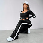 Women's Autumn Winter Office Two-Piece Set