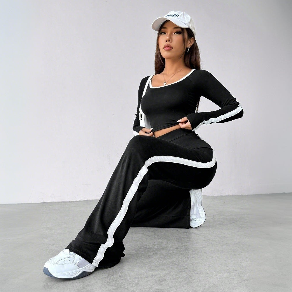 Women's Autumn Winter Office Two-Piece Set