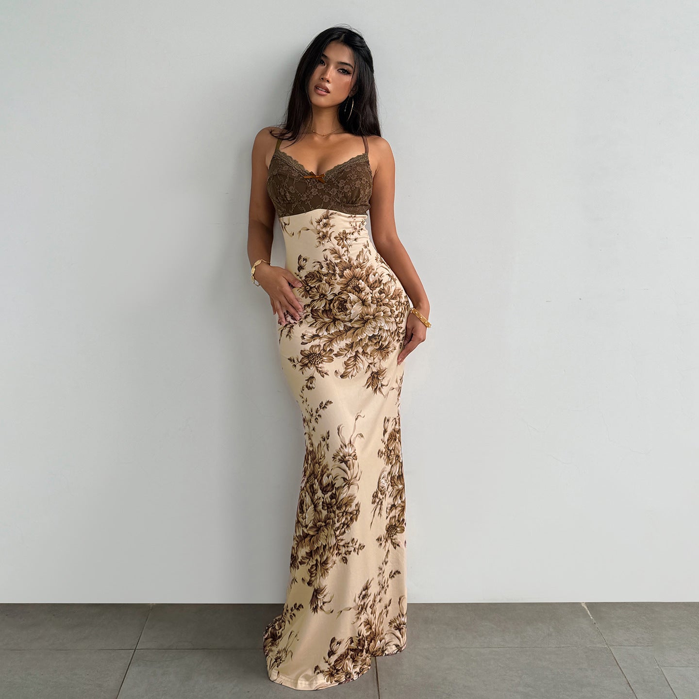 Women's Lace Floral Dress