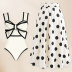Conservative Belly One-piece Swimwear