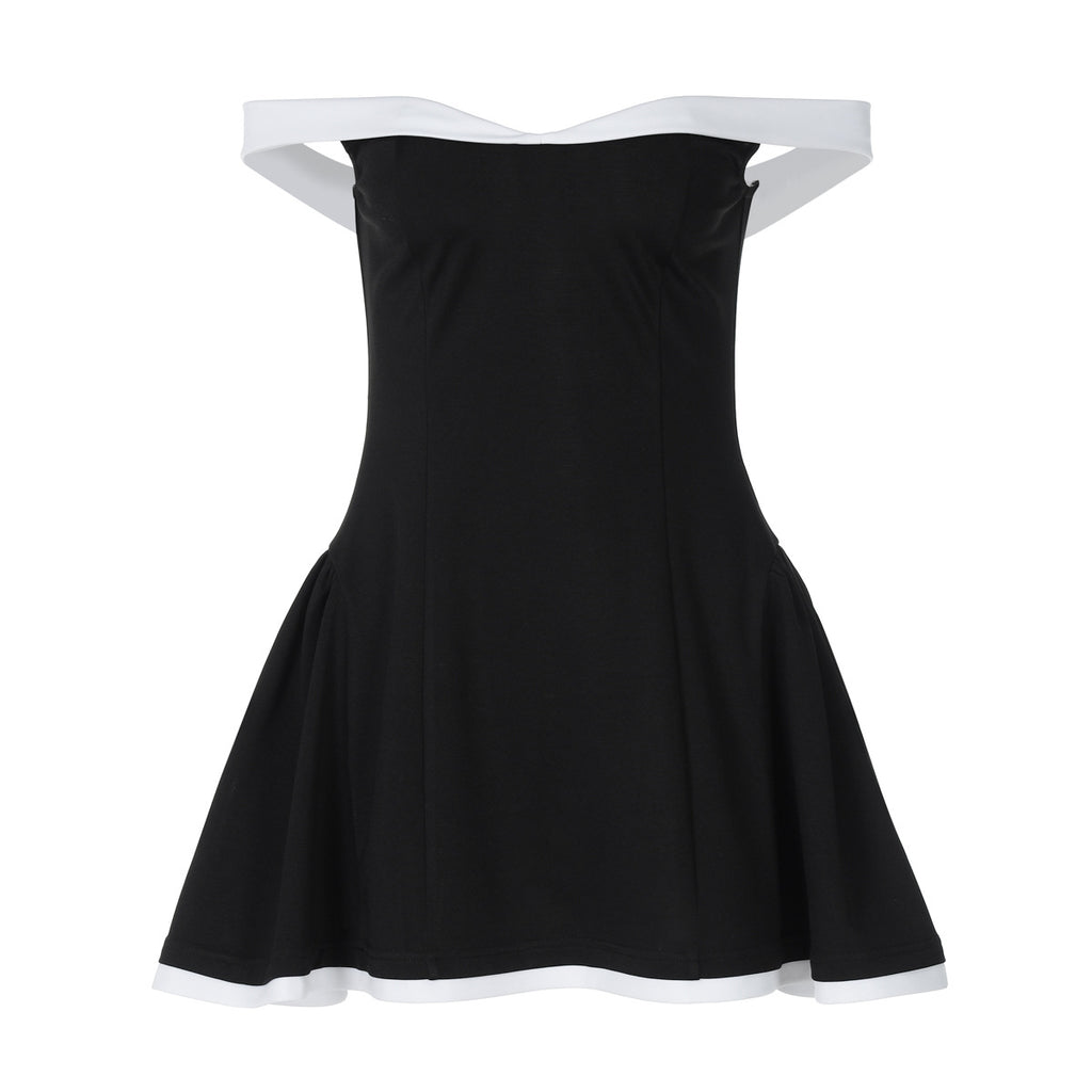 Women's Autumn Winter Sexy Tube Top Niche Dress Slim Sheath Dress