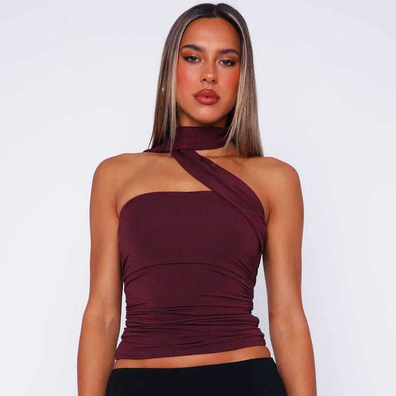 's Slim Fit Backless Trendy Tube Top