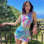 Gradient Printing Bikini Swimwear