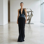 Women's Halter Maxi Dress