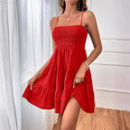 Off-Neck Camisole Dress