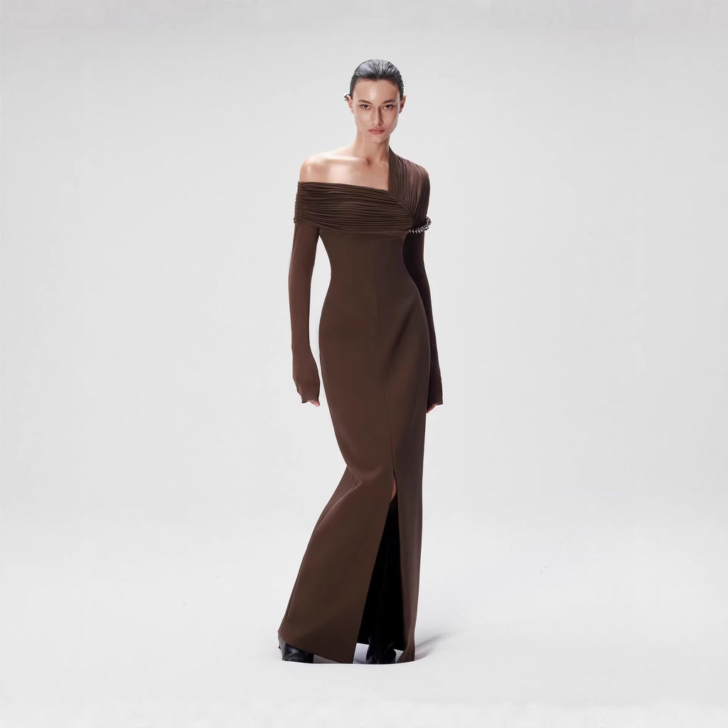 Women's Maxi Pleated Dress