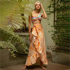 Split Three One-piece Swimwear