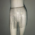 Silver Waist Chain Skirt