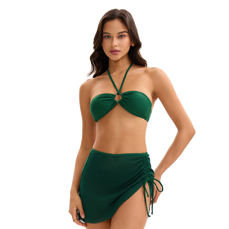 Three Backless Bikini Swimwear