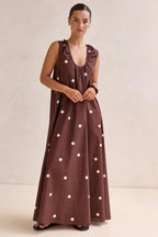 Coffee Bottom Polka Dot