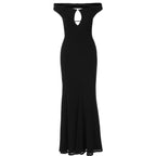 Women's Off-Shoulder Cutout Backless Dress
