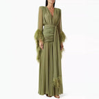Women's Long Sleeve Evening Dress