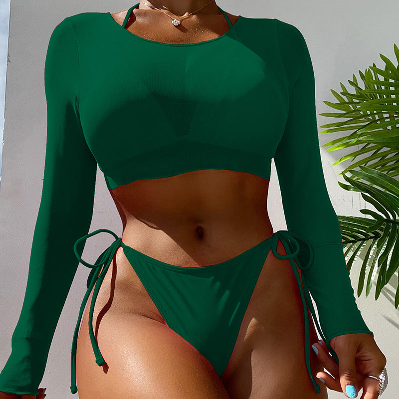 Long Sleeve One-piece Swimwear