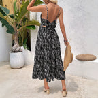 Women's Lace Backless Dress